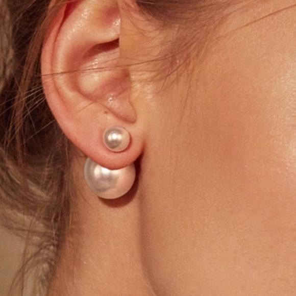 Orange Double Stud Earrings Halloween - Picture 7 of 7